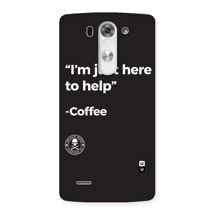 Here To Help Back Case for LG G3 Mini