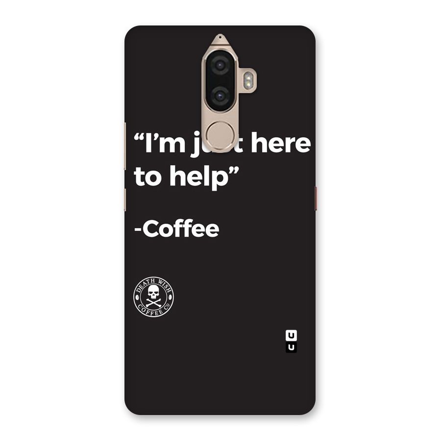 Here To Help Back Case for Lenovo K8 Note
