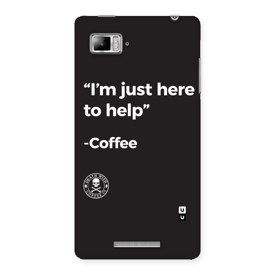 Here To Help Back Case for Lenovo Vibe Z K910