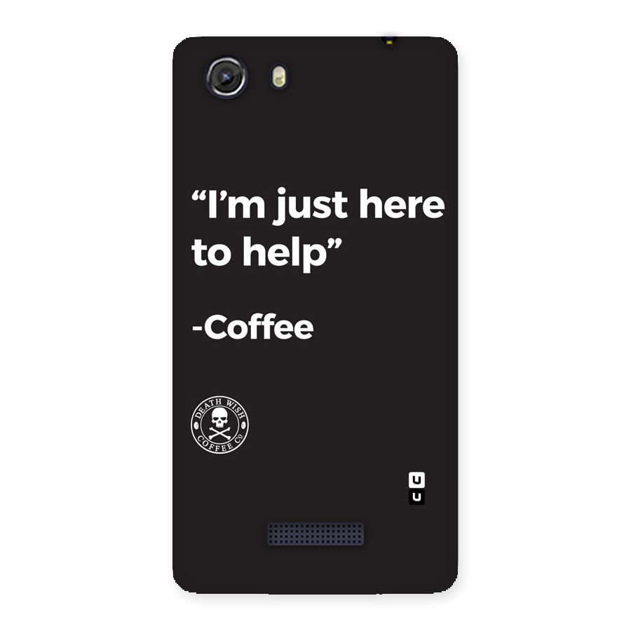 Here To Help Back Case for Micromax Unite 3