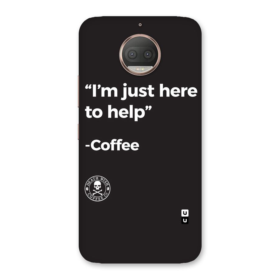 Here To Help Back Case for Moto G5s Plus