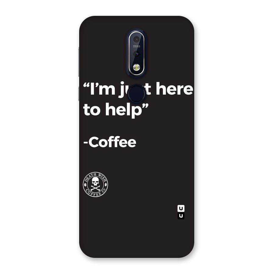 Here To Help Back Case for Nokia 7.1