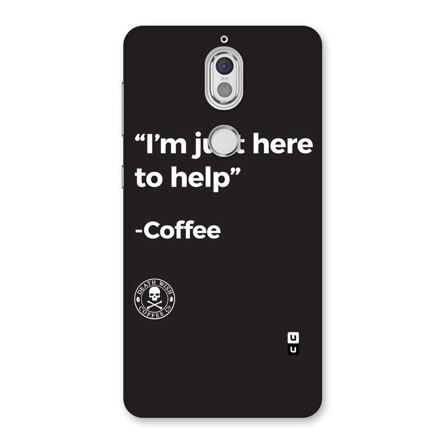 Here To Help Back Case for Nokia 7