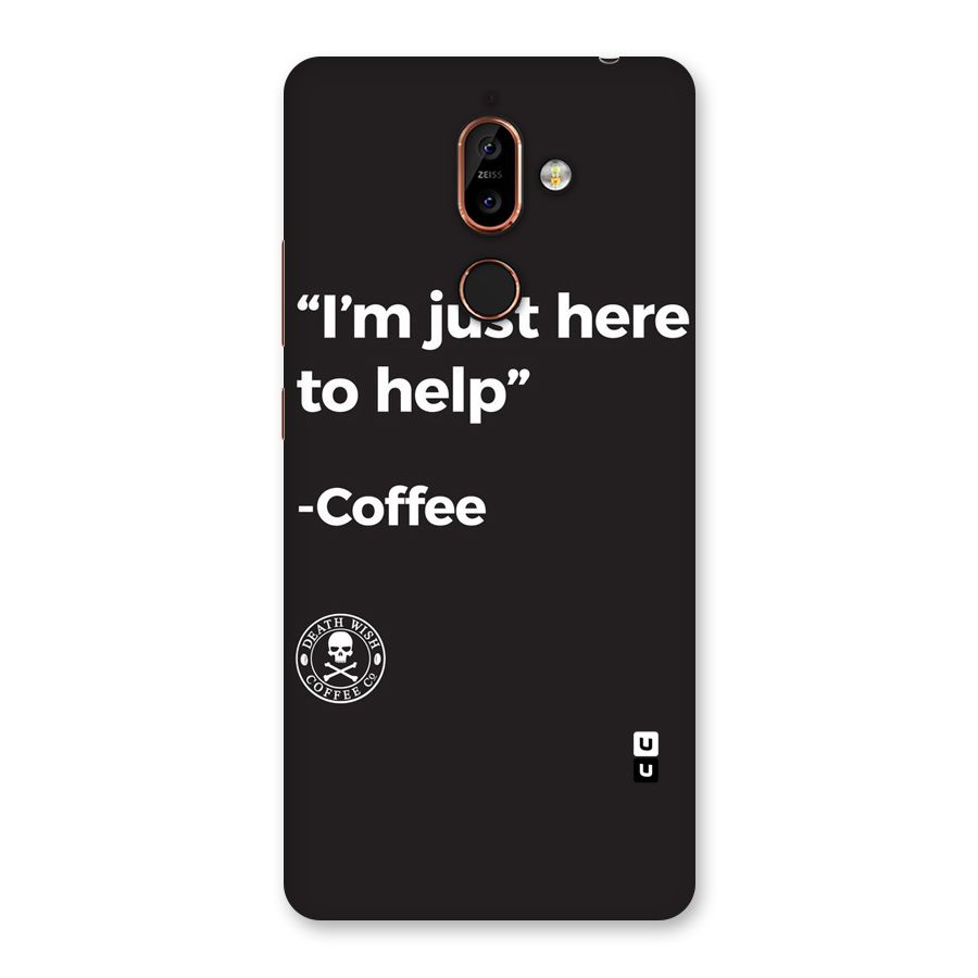 Here To Help Back Case for Nokia 7 Plus