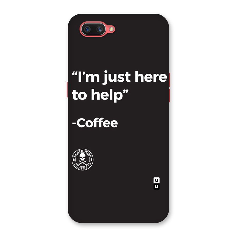 Here To Help Back Case for Oppo A3s
