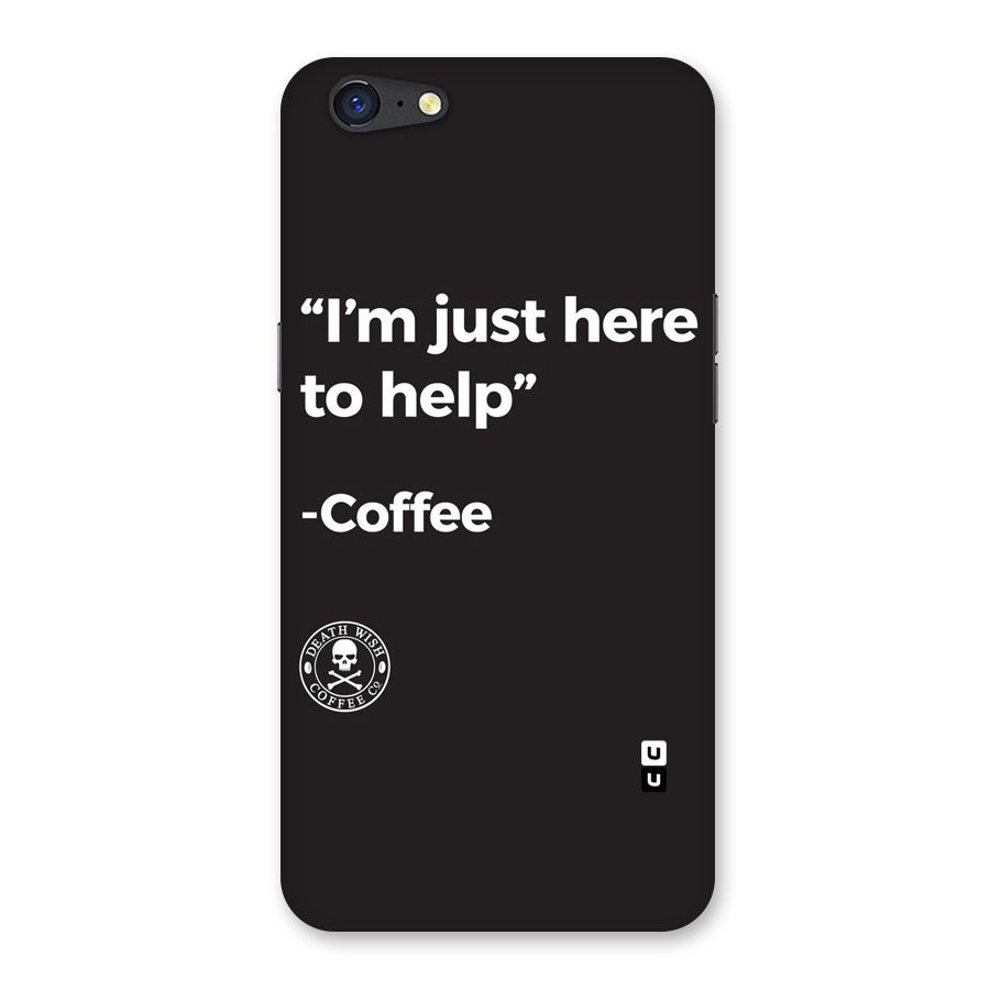 Here To Help Back Case for Oppo A71