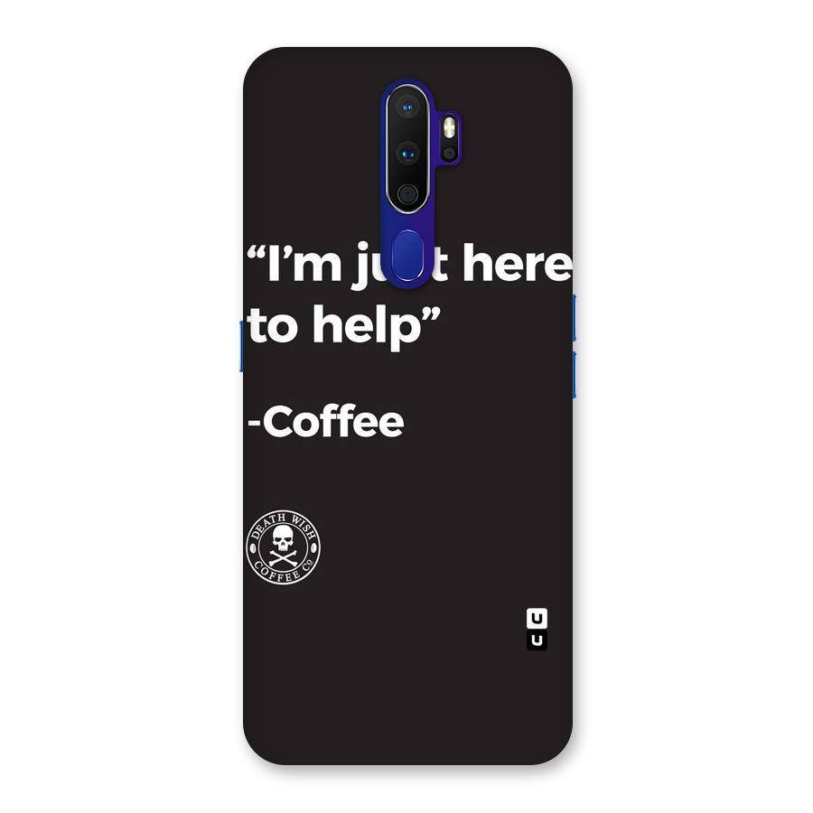 Here To Help Back Case for Oppo A9 (2020)