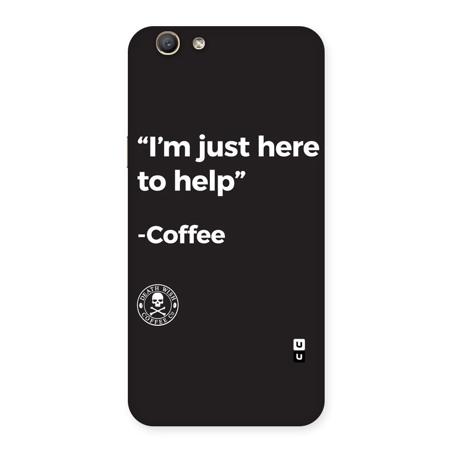 Here To Help Back Case for Oppo F1s