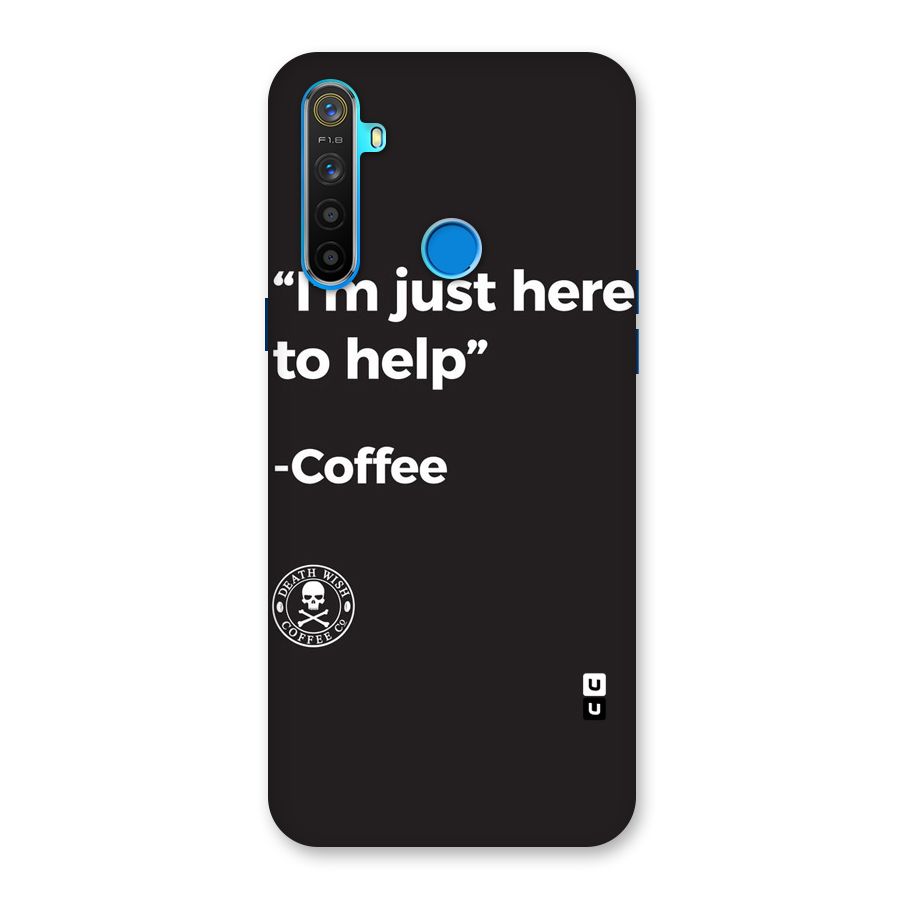 Here To Help Back Case for Realme 5s