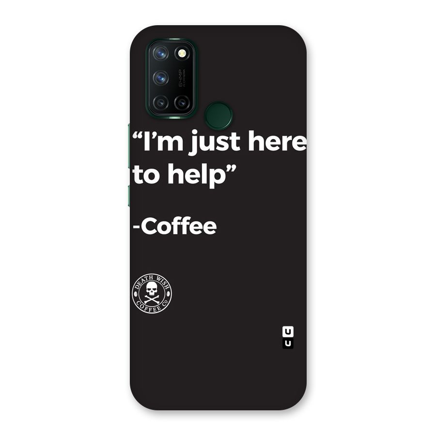 Here To Help Back Case for Realme 7i