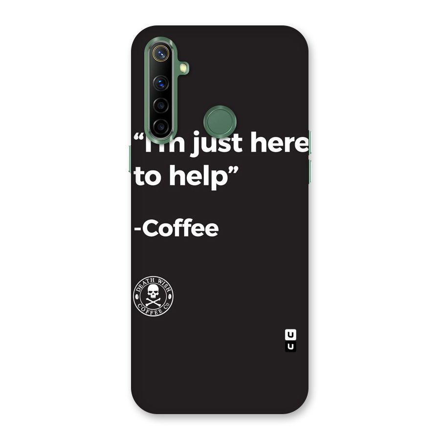 Here To Help Back Case for Realme Narzo 10