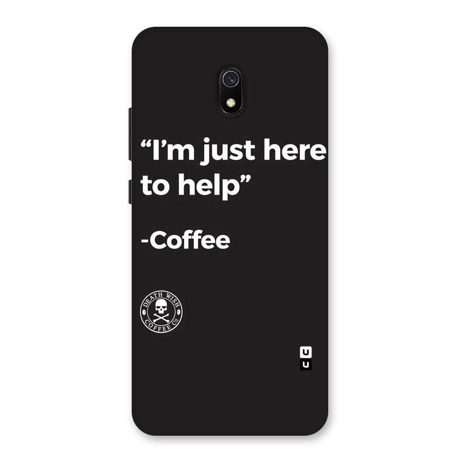 Here To Help Back Case for Redmi 8A