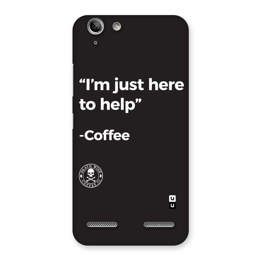 Here To Help Back Case for Vibe K5
