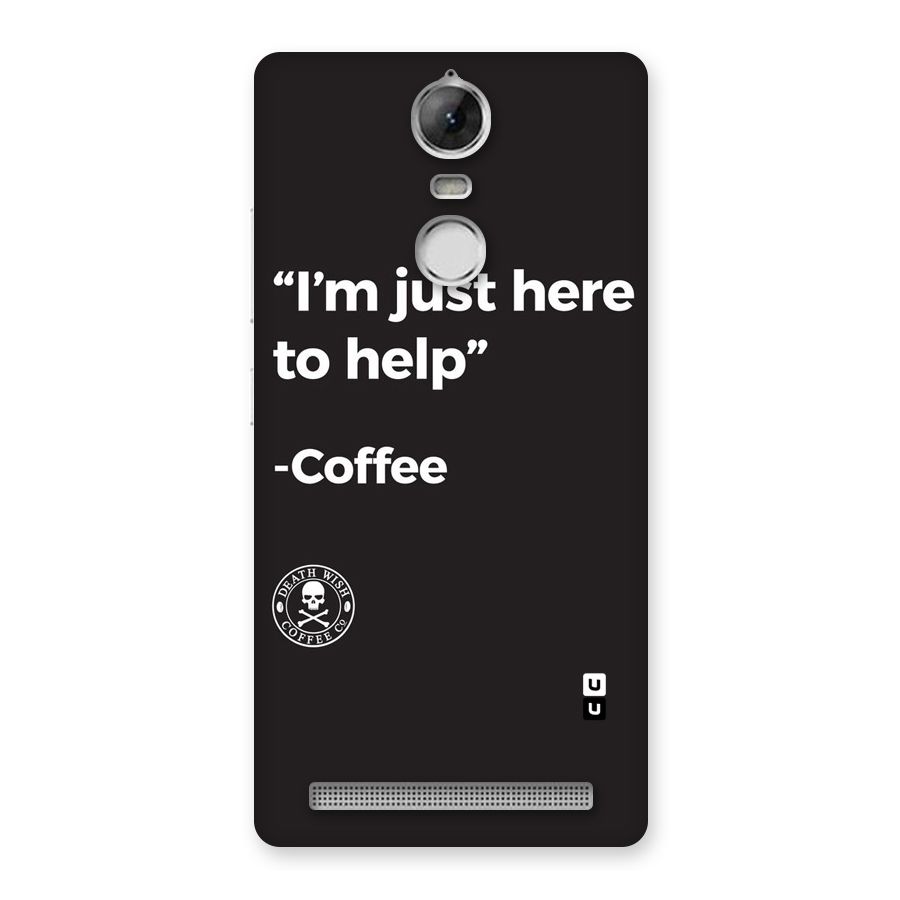 Here To Help Back Case for Vibe K5 Note