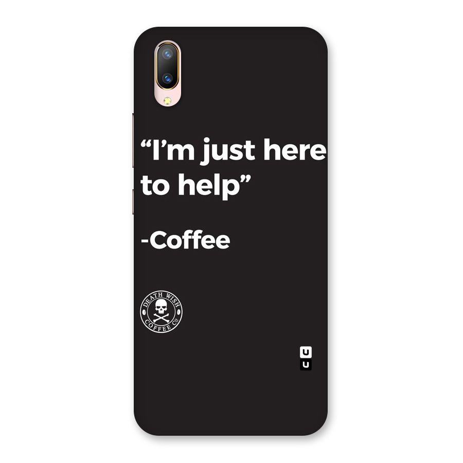 Here To Help Back Case for Vivo V11 Pro