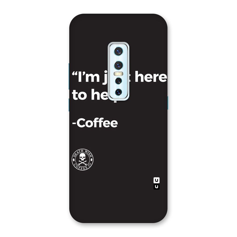 Here To Help Back Case for Vivo V17 Pro