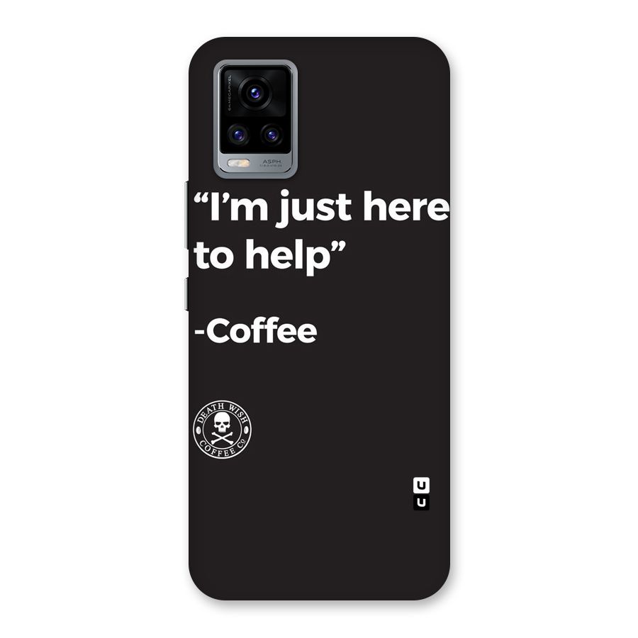 Here To Help Back Case for Vivo V20