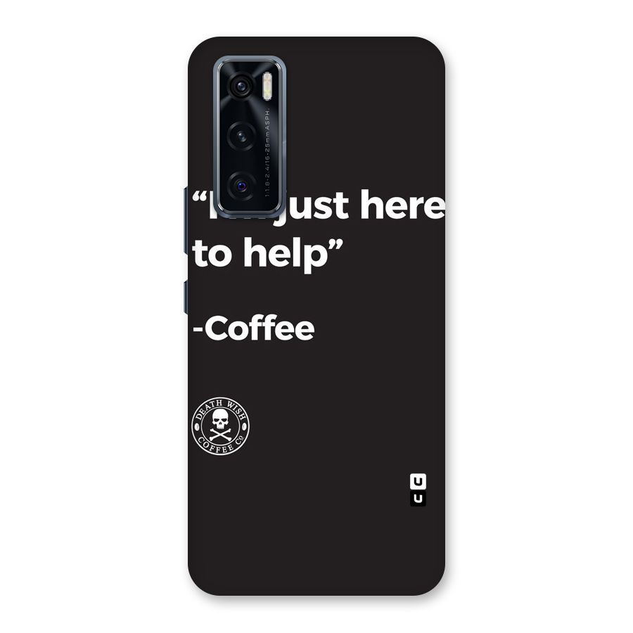 Here To Help Back Case for Vivo V20 SE