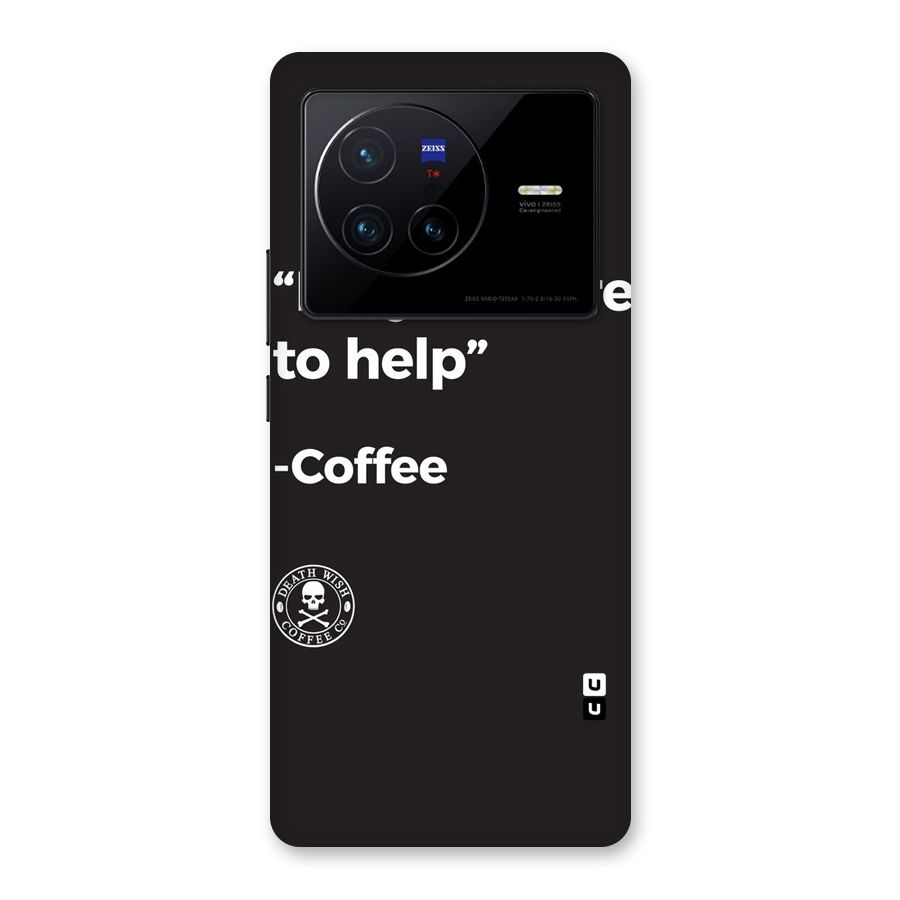 Here To Help Back Case for Vivo X80