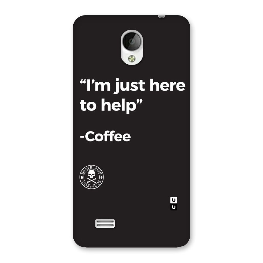 Here To Help Back Case for Vivo Y21