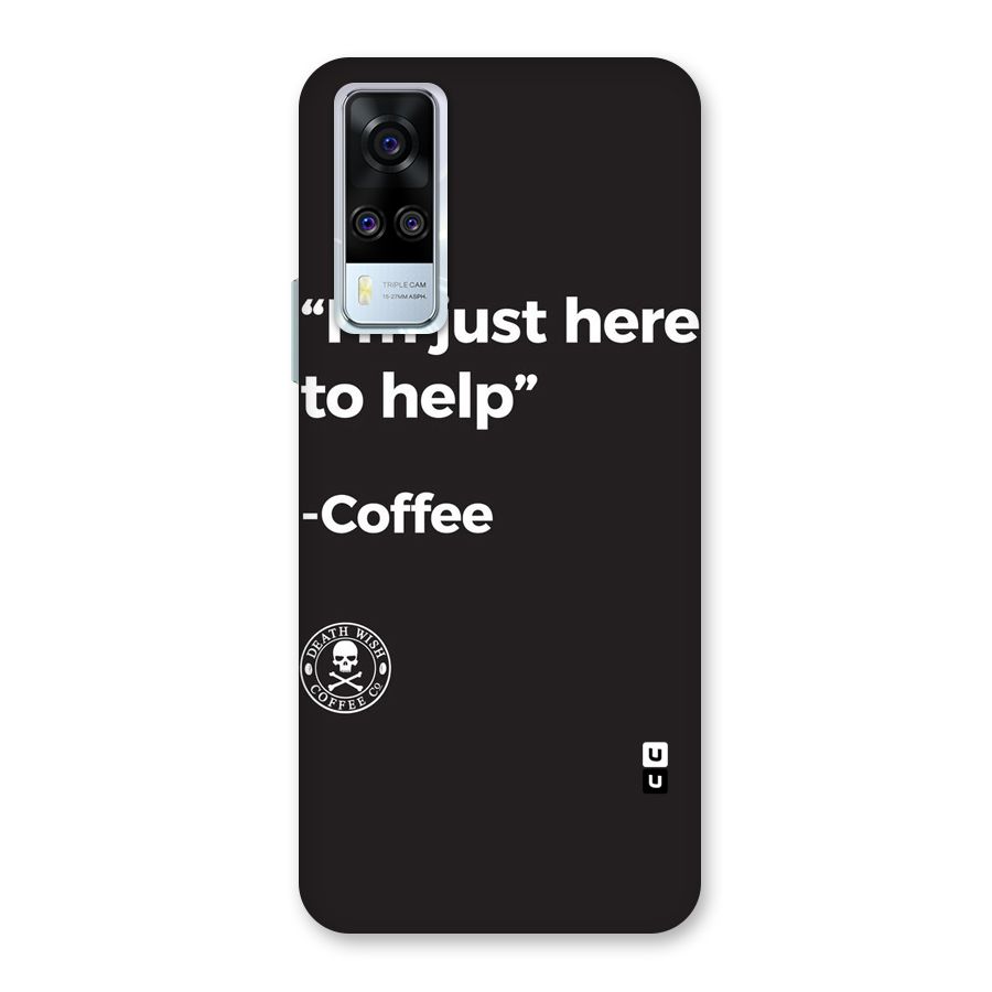 Here To Help Back Case for Vivo Y31