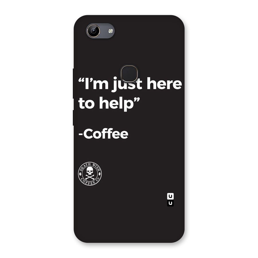 Here To Help Back Case for Vivo Y81