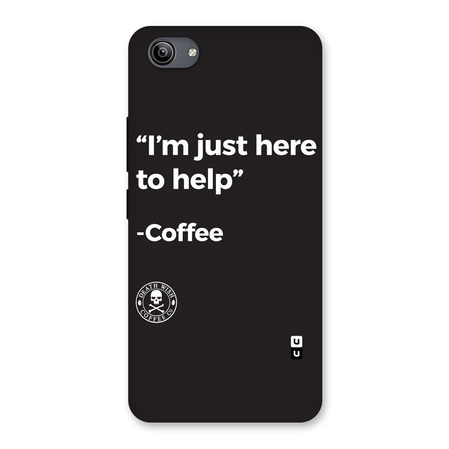 Here To Help Back Case for Vivo Y81i