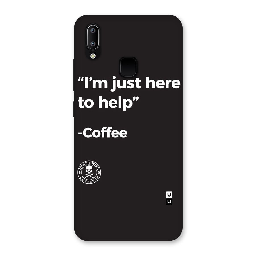 Here To Help Back Case for Vivo Y93