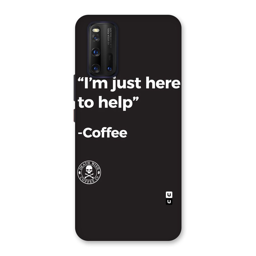 Here To Help Back Case for Vivo iQOO 3
