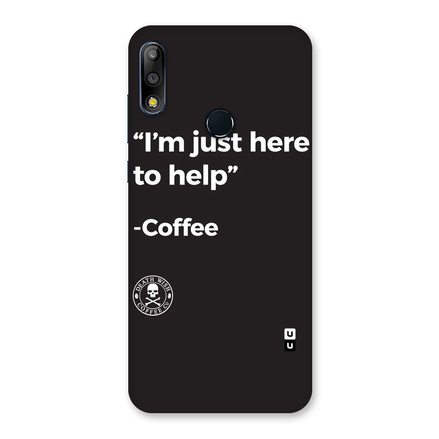 Here To Help Back Case for Zenfone Max Pro M2