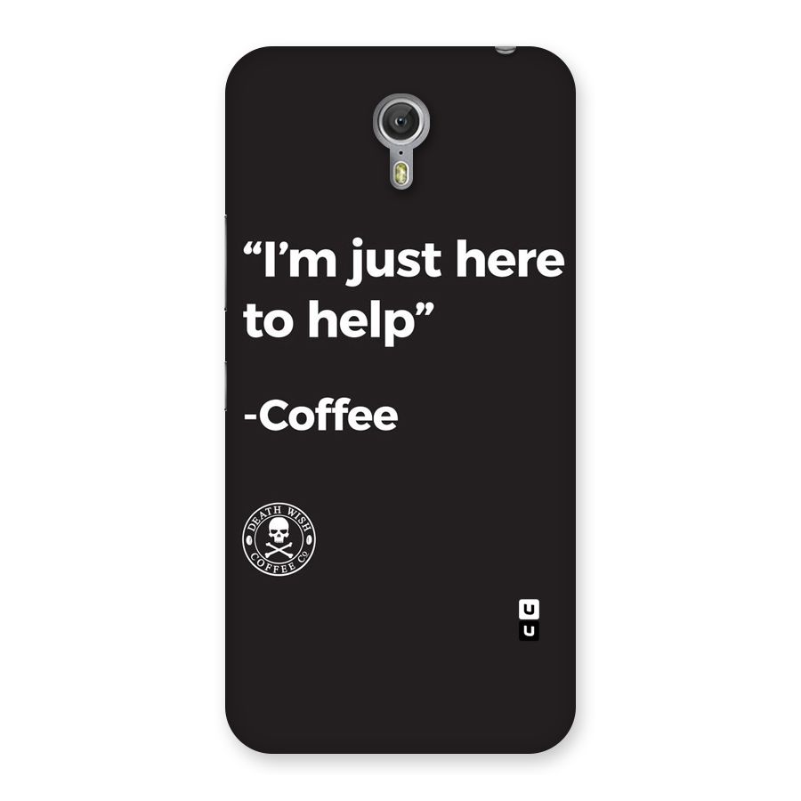 Here To Help Back Case for Zuk Z1