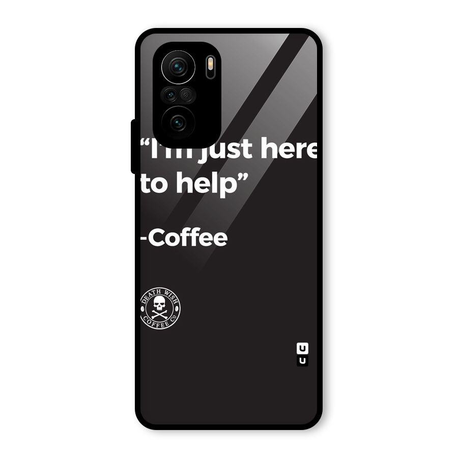 Here To Help Glass Back Case for Mi 11x