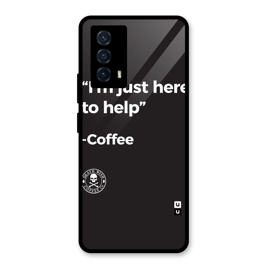Here To Help Glass Back Case for Vivo iQOO Z5