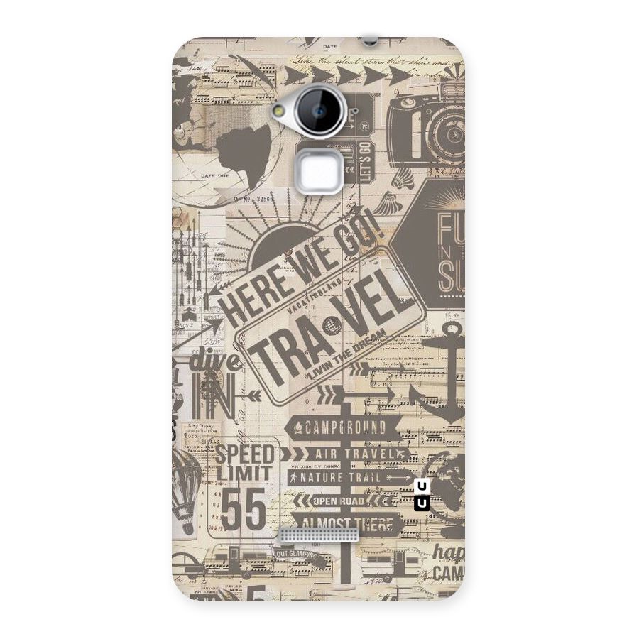 Here We Travel Back Case for Coolpad Note 3