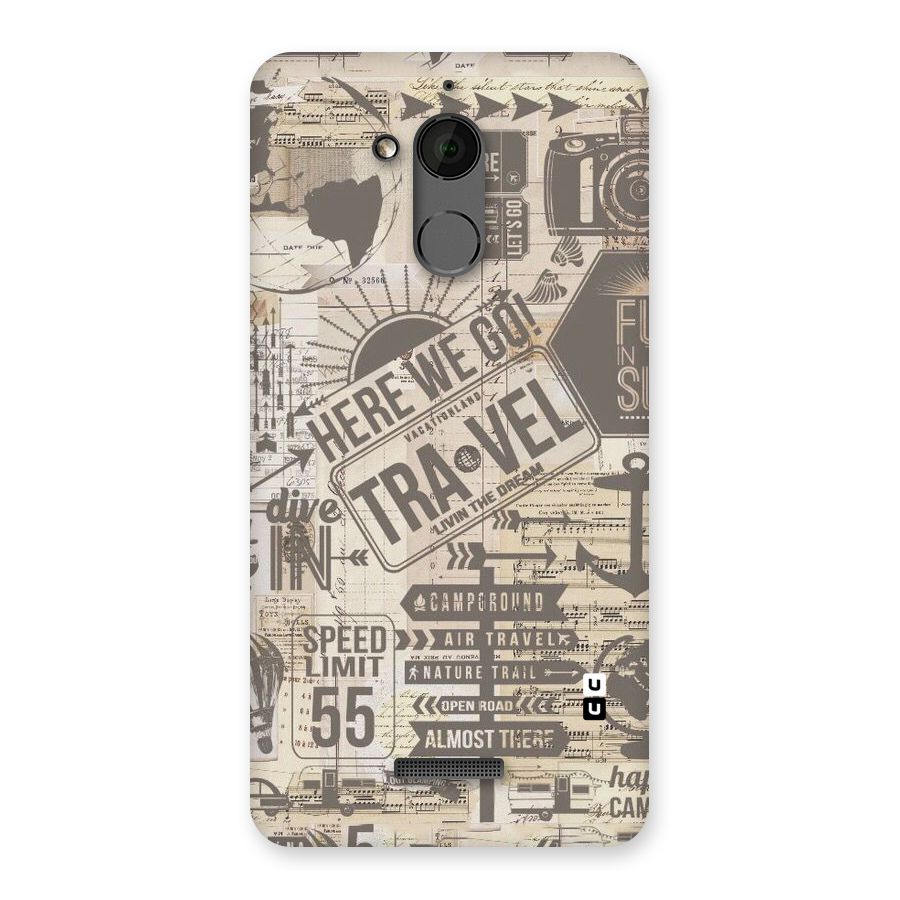 Here We Travel Back Case for Coolpad Note 5