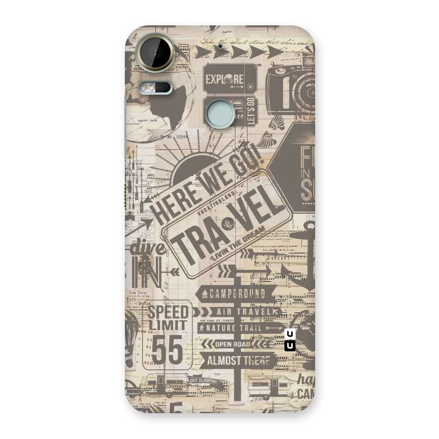 Here We Travel Back Case for Desire 10 Pro