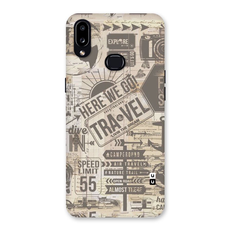 Here We Travel Back Case for Galaxy A10s