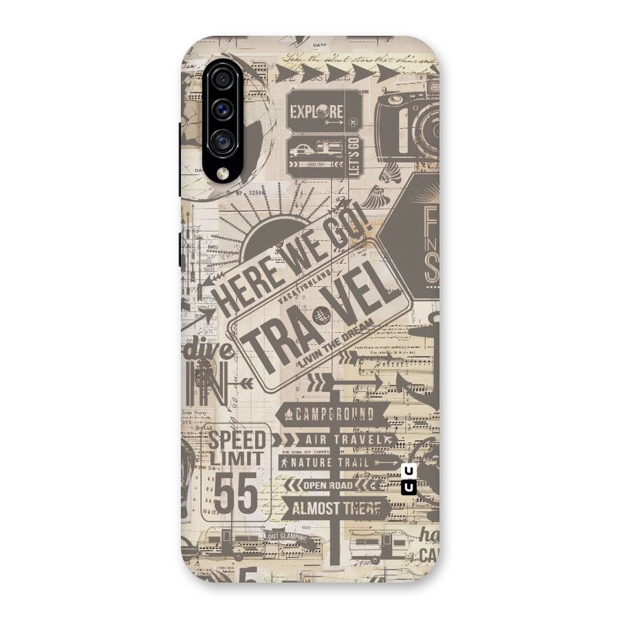Here We Travel Back Case for Galaxy A30s