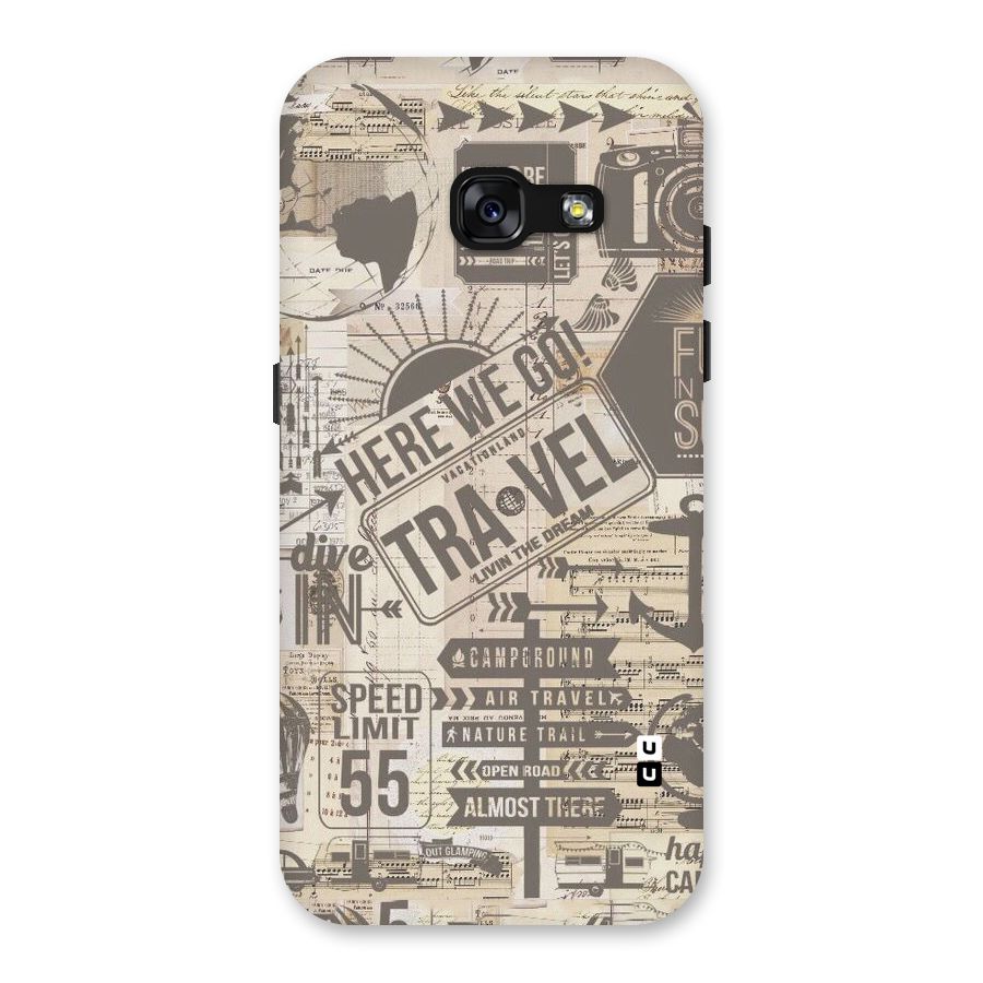 Here We Travel Back Case for Galaxy A3 (2017)