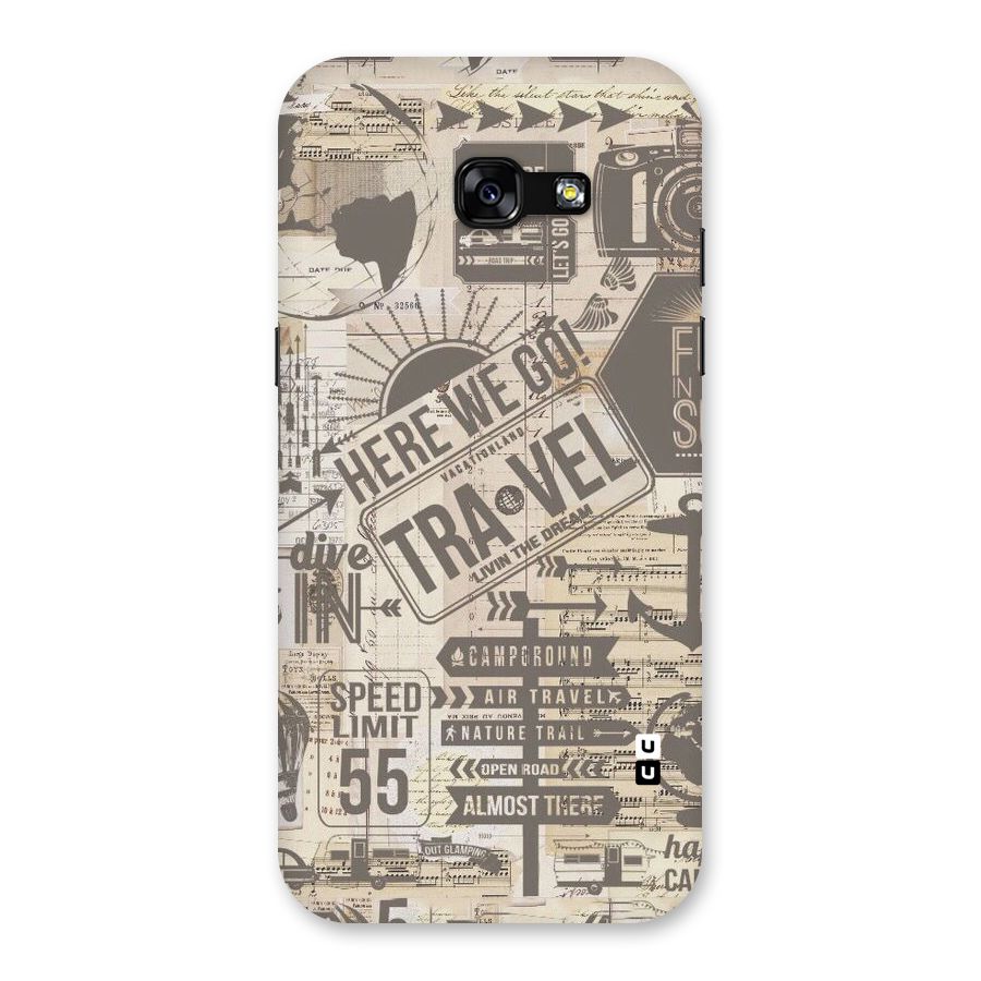 Here We Travel Back Case for Galaxy A5 2017