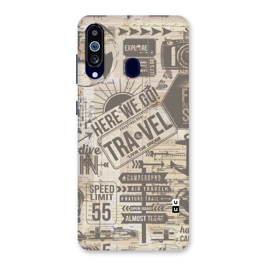 Here We Travel Back Case for Galaxy A60