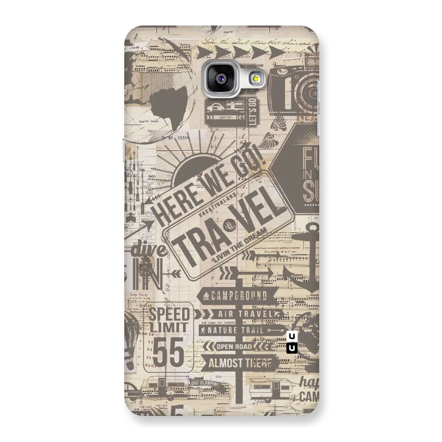 Here We Travel Back Case for Galaxy A9