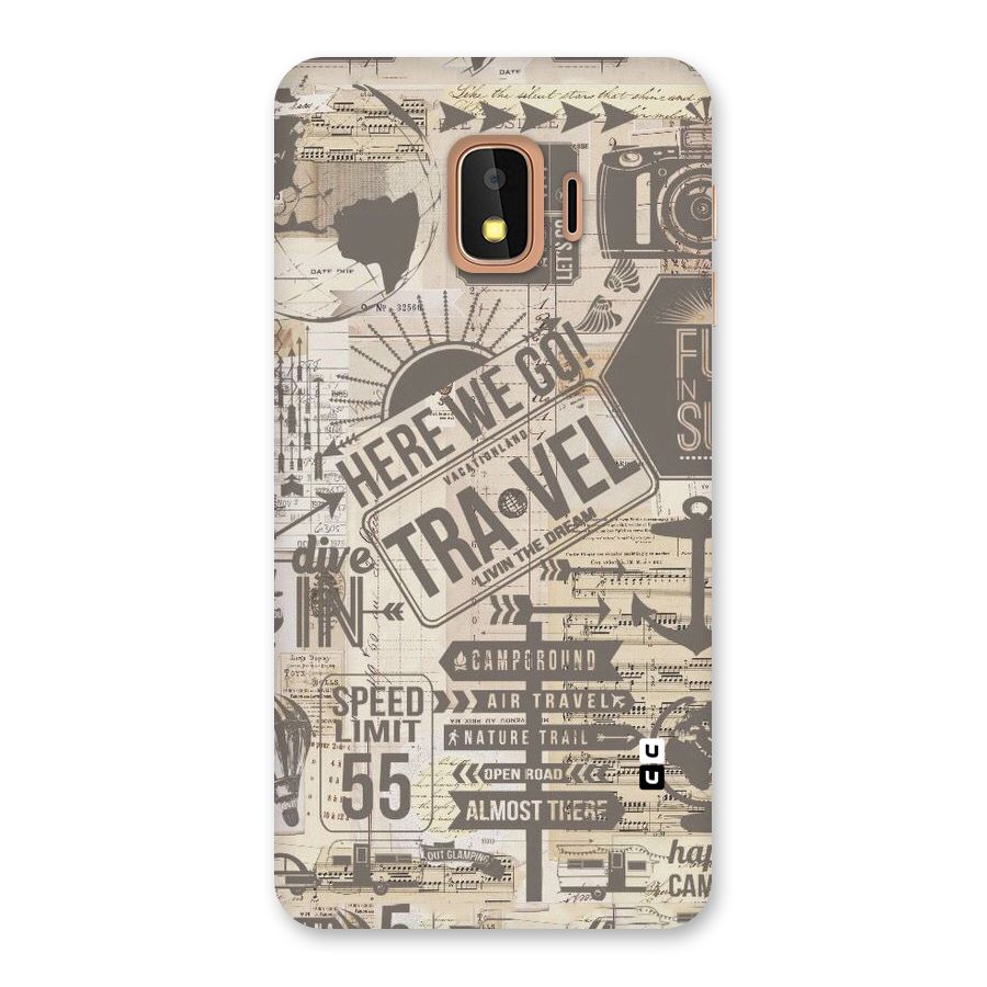 Here We Travel Back Case for Galaxy J2 Core