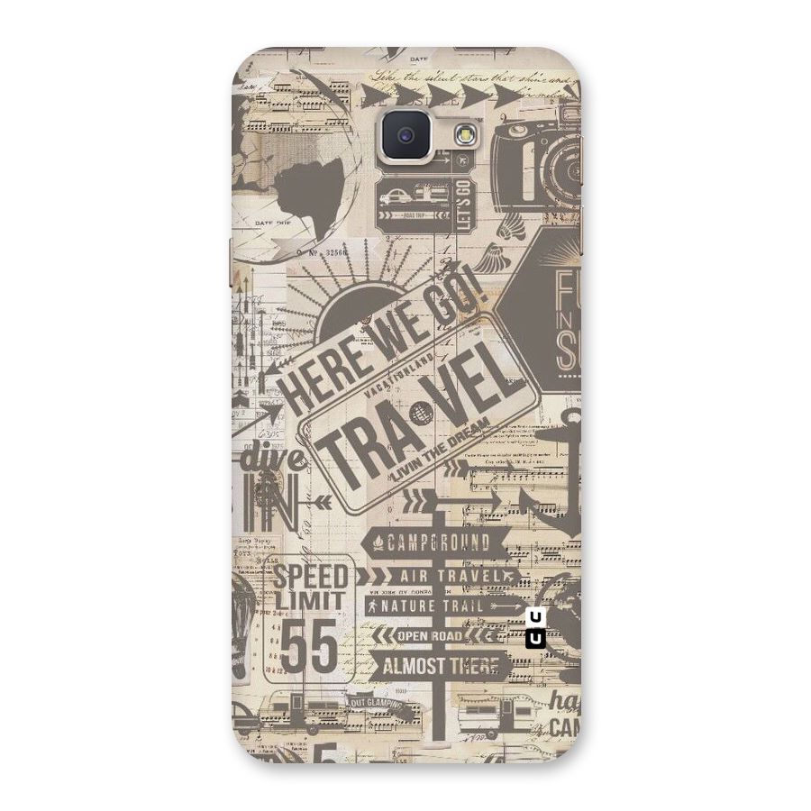 Here We Travel Back Case for Galaxy J5 Prime