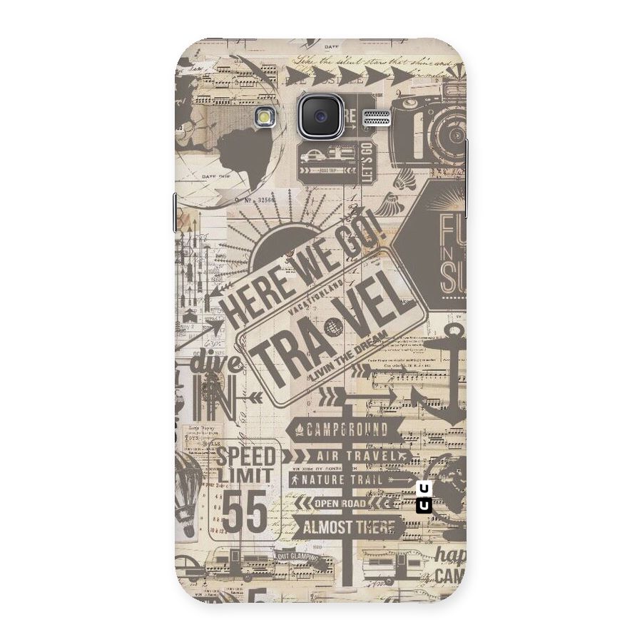 Here We Travel Back Case for Galaxy J7