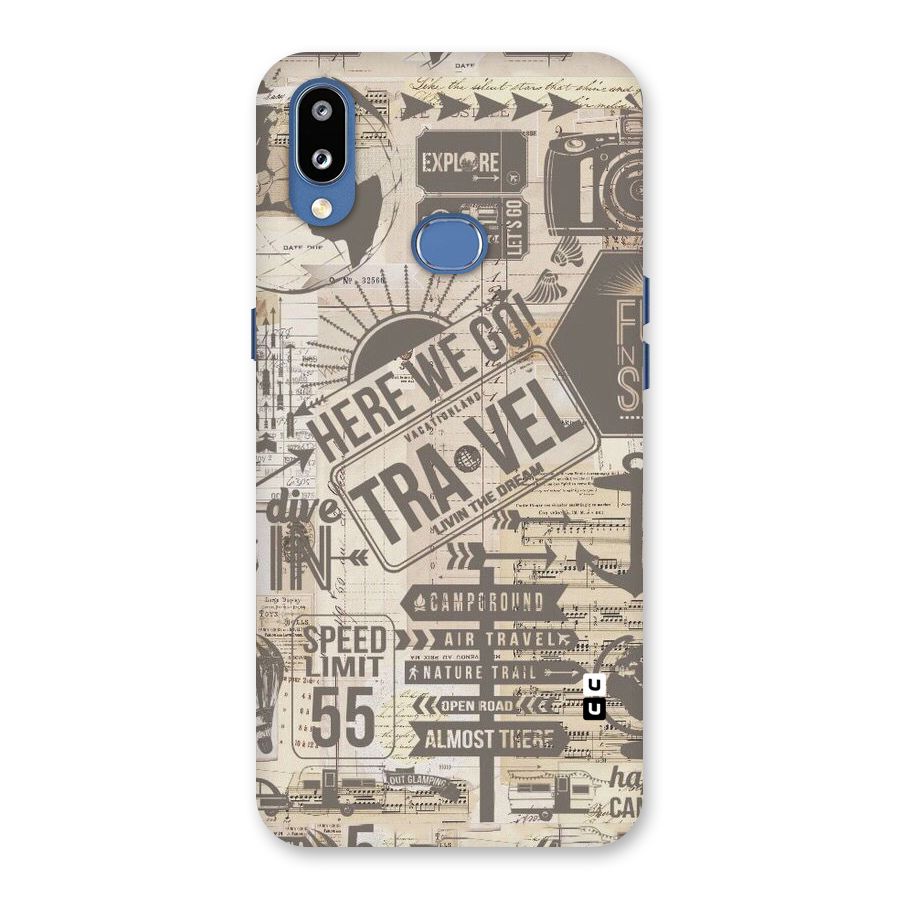 Here We Travel Back Case for Galaxy M01s