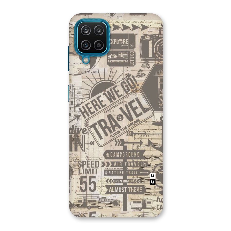 Here We Travel Back Case for Galaxy M12