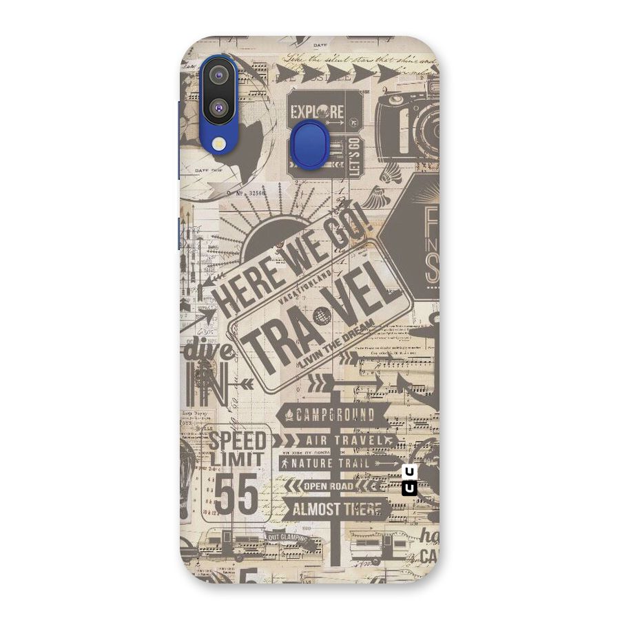 Here We Travel Back Case for Galaxy M20