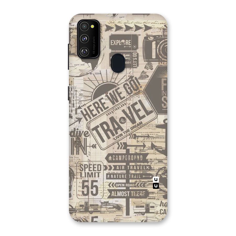 Here We Travel Back Case for Galaxy M30s