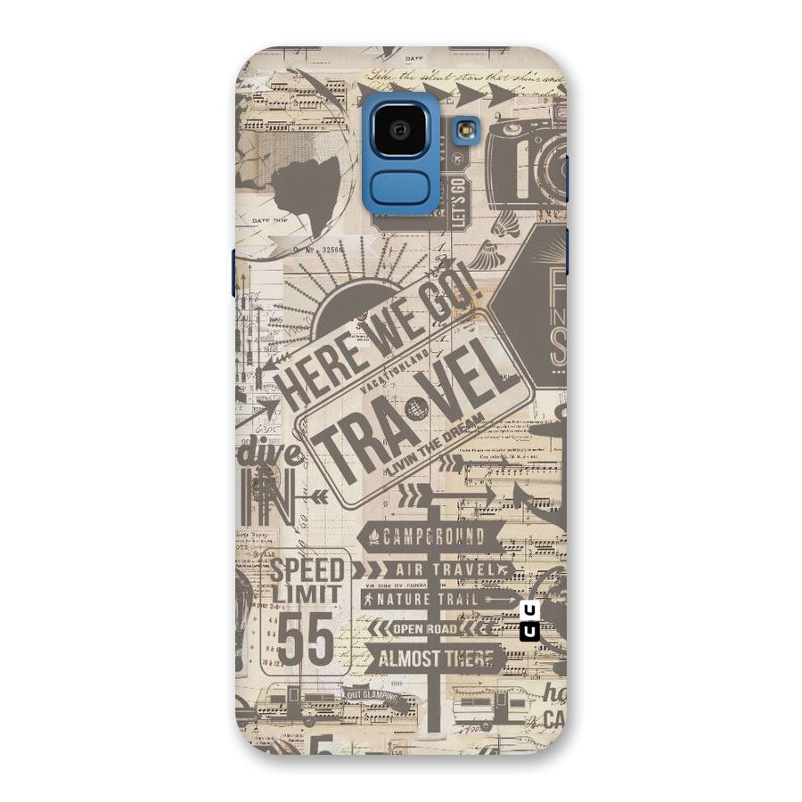 Here We Travel Back Case for Galaxy On6